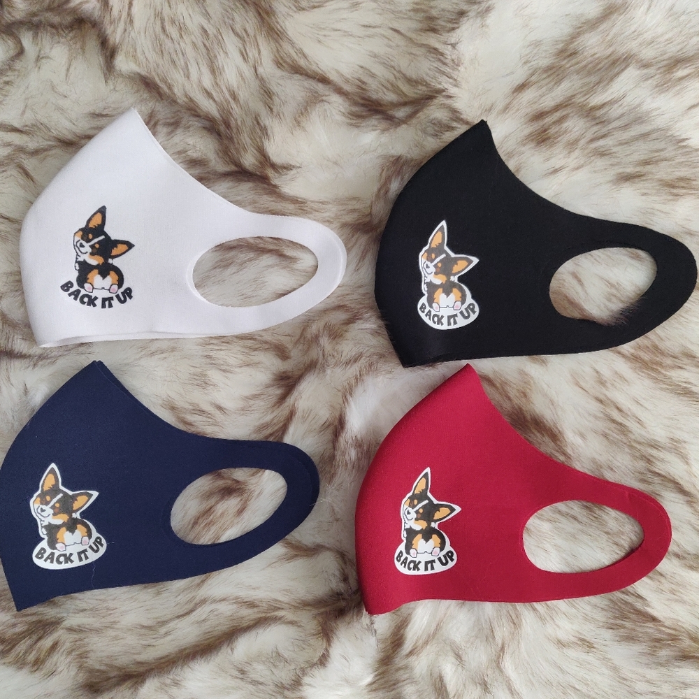 Corgi face mask